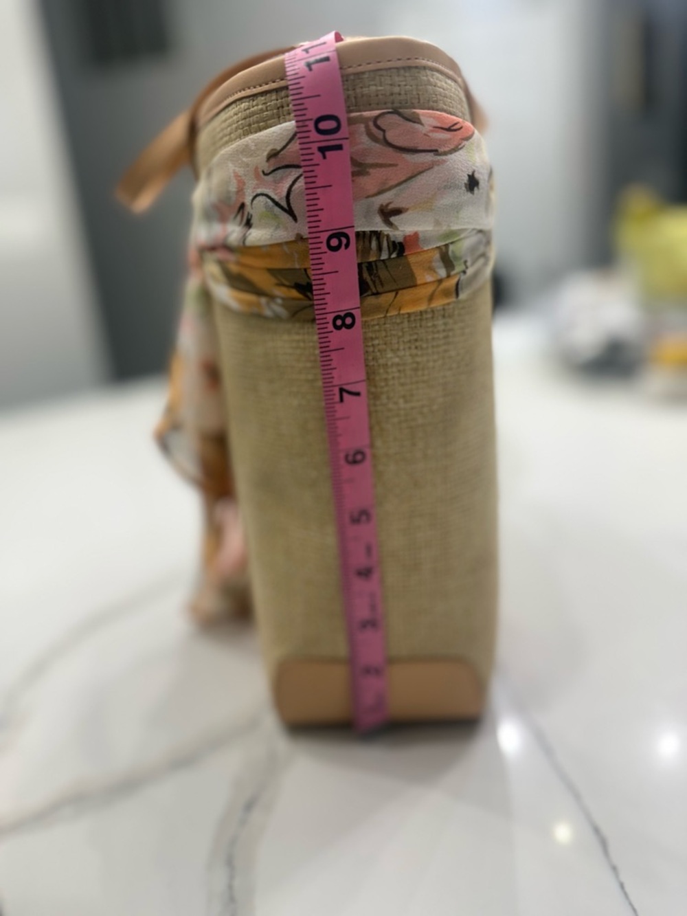 Ann Taylor LOFT woven small tote - Picture 7 of 10